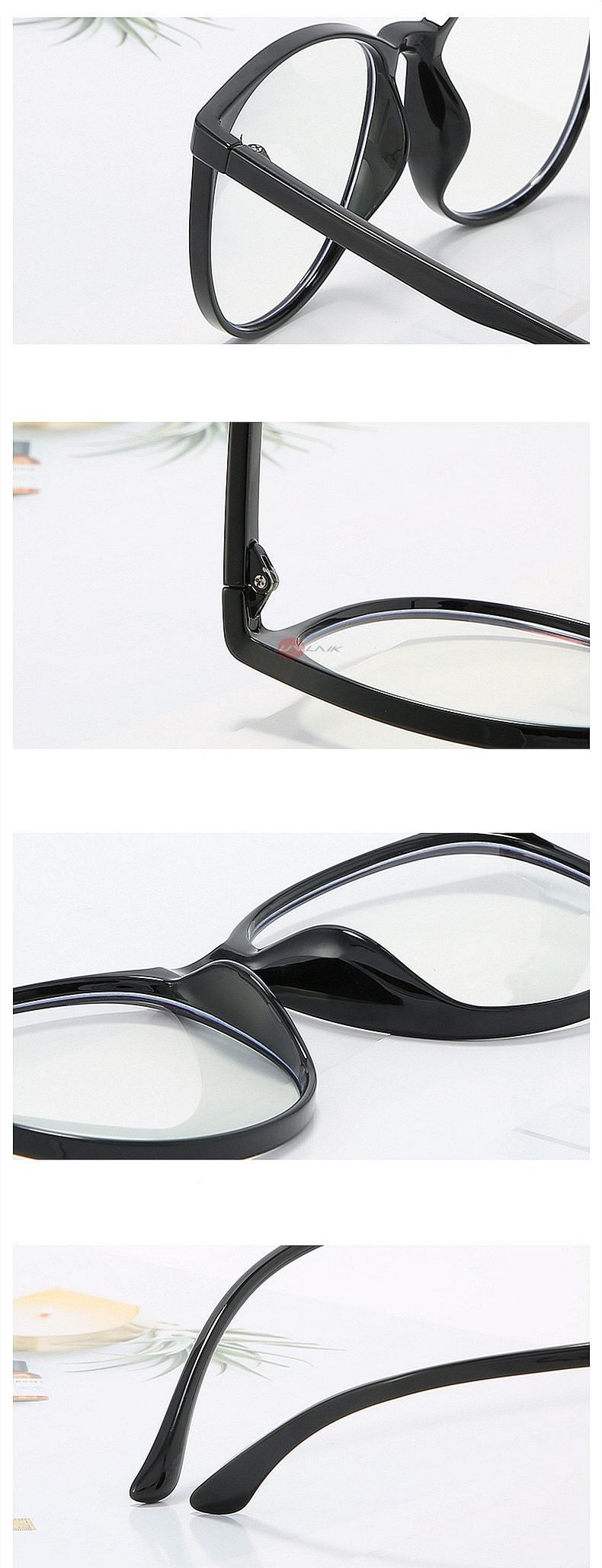 Transparent Anti Blue Light Rounded Glasses Transparent Anti Blue Light Rounded Glasses